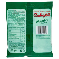 Ambrosoli Caramelle Menta Forte 150 g