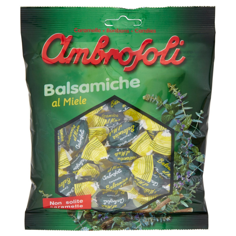 AMBROSOLI BALSAMIC CANDY WITH HONEY 135 G