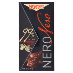 NOVI NERONERO 99% ABSOLUTO DE CACAO EXTRA OSCURO 75 G