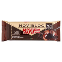 NOVI NOVIBLOC 70% COCOA EXTRA DARK CHOCOLATE 140 G