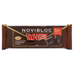 NOVI NOVIBLOC 50% CACAO CHOCOLATE EXTRA NEGRO 150 G