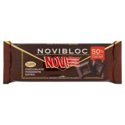 NOVI NOVIBLOC 50% CACAO CHOCOLATE EXTRA NEGRO 150 G