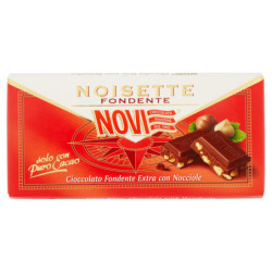 NOVI NOISETTE CHOCOLATE NEGRO EXTRA CON AVELLANAS 100 G