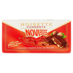 NOVI NOISETTE CHOCOLATE NEGRO EXTRA CON AVELLANAS 100 G