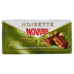 NOVI NOISETTE FEINE MILCHSCHOKOLADE MIT HASELNÜSSEN 100 G