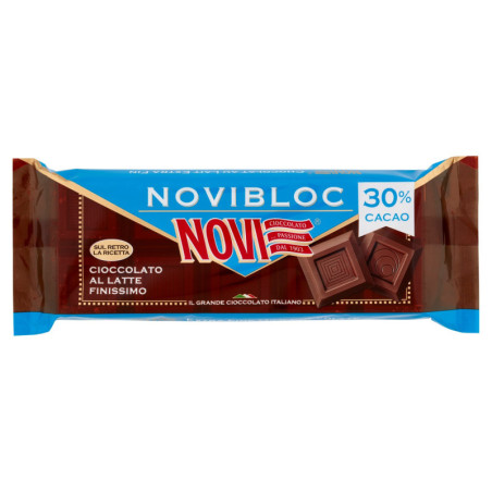 NOVI NOVIBLOC 30% CACAO CIOCCOLATO AL LATTE FINISSIMO 500 G