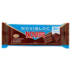 NOVI NOVIBLOC 30% CACAO CHOCOLATE CON LECHE MUY FINO 500 G