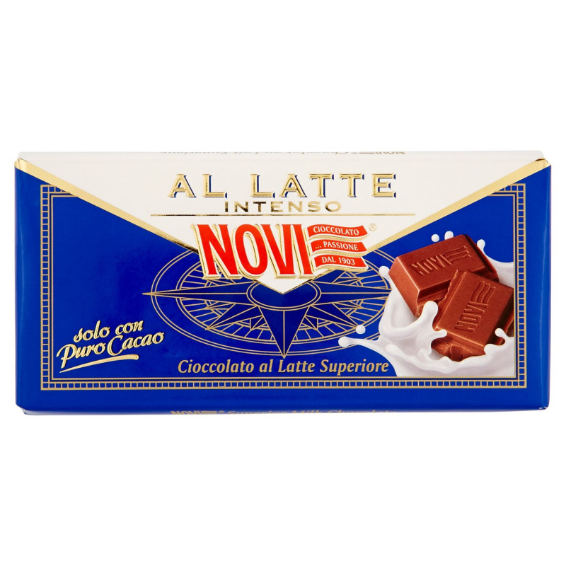 NOVI AL LECHE CHOCOLATE CON LECHE INTENSO SUPERIOR 100 G