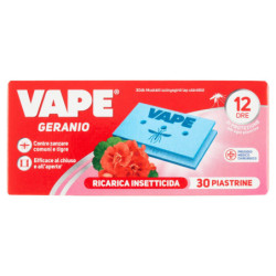 VAPE PIASTRINE GERANIO 30 PZ