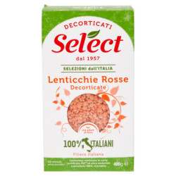 SELECT SELECTIONS FROM ITALY SHELLED RED LENTILS 400 G