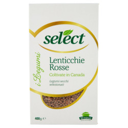 SELECT SELECTIONS FROM THE WORLD RED LENTILS 400 G