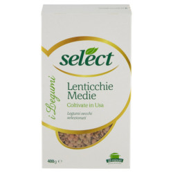 SELECT SELECTIONS FROM THE WORLD MEDIUM LENTILS 400 G