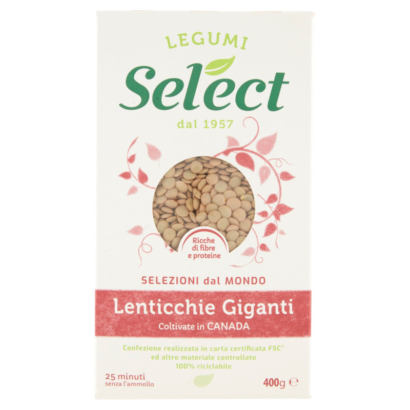 SELECCIONES SELECTAS DEL MUNDO LENTEJAS GIGANTES 400 G