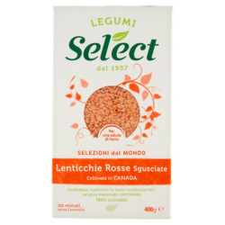 SELECT SELECTIONS FROM THE WORLD SHELLED RED LENTILS 400 G