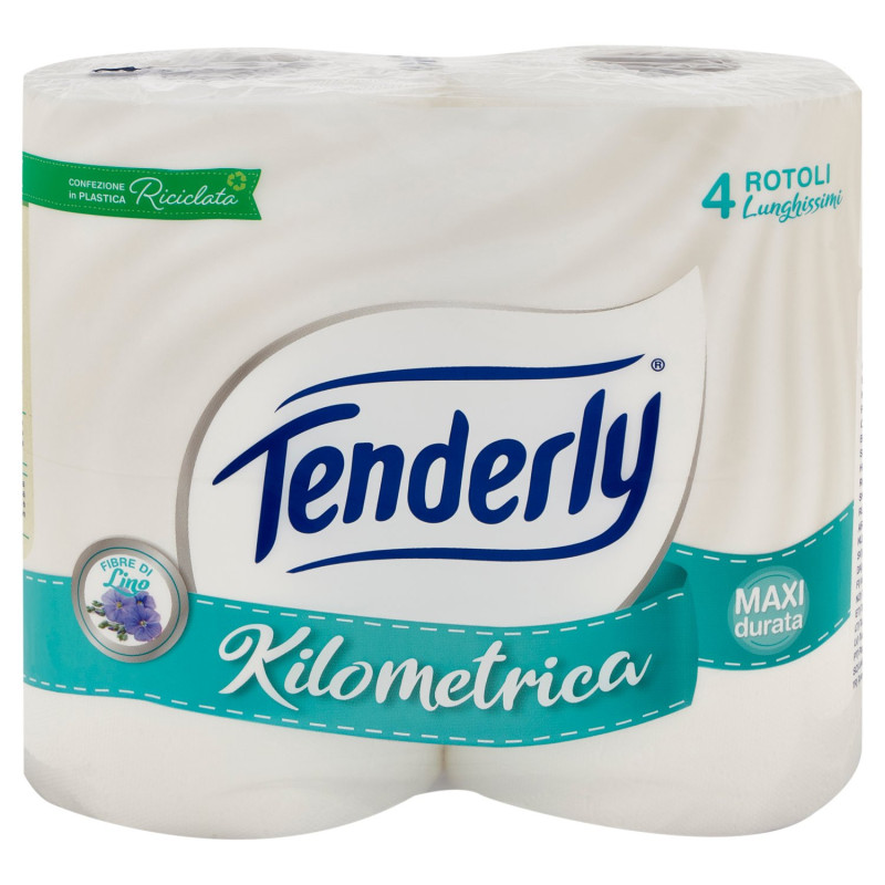 Tenderly la Carta Igienica Fior di Lino 4 pz