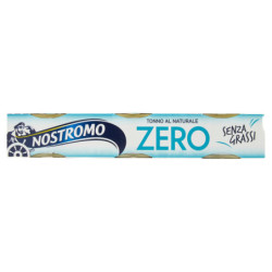 NOSTROMO ZERO NATÜRLICHER THUNFISCH 3 X 65 G