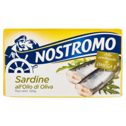 NOSTROMO SARDINES IN OLIVE OIL 120 G