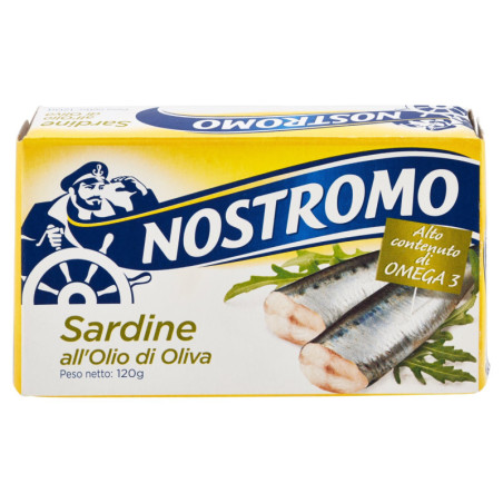 NOSTROMO SARDINES IN OLIVE OIL 120 G