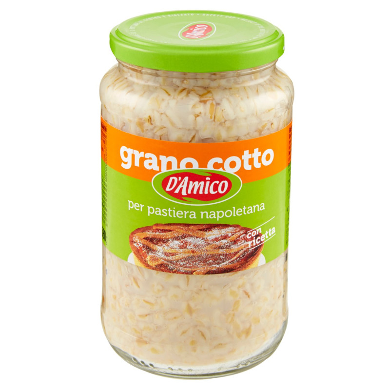 D'Amico grano cotto per pastiera napoletana 580 g