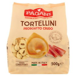 PAGANI TORTELLINI RAW HAM 500 G