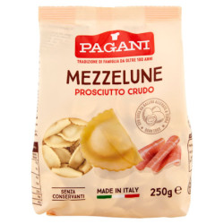 PAGANI MEZZELUNE RAW HAM 250 G