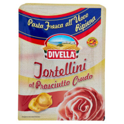 Divella Pasta Fresca all'Uovo Ripiena Tortellini al Prosciutto Crudo 250 g