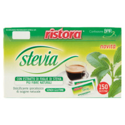 RISTORA STEVIA LOW-CALORIE SWEETENER OF NATURAL ORIGIN SACHETS 150 X 1 G