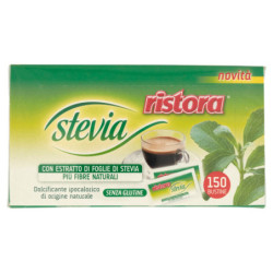 RISTORA STEVIA LOW-CALORIE SWEETENER OF NATURAL ORIGIN SACHETS 150 X 1 G