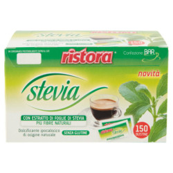 ristora Stevia Dolcificante ipocalorico di origine naturale Bustine 150 x 1 g