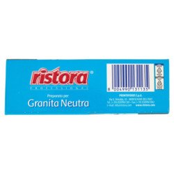 RISTORA PRÉPARATION PROFESSIONNELLE POUR GRANITÉ NEUTRE 500 G