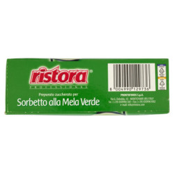 RISTORA PROFESSIONAL PRÉPARATION SUCRÉE POUR SORBET POMME VERTE 1 KG