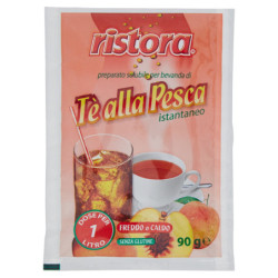 RISTORA SOLUBLE PREPARATION FOR INSTANT PEACH TEA DRINK 90 G