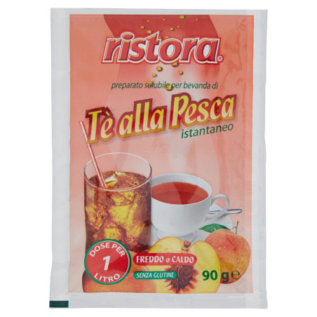 RISTORA PREPARADO SOLUBLE PARA BEBIDA INSTANTÁNEA DE TÉ DE MELOCOTÓN 90 G