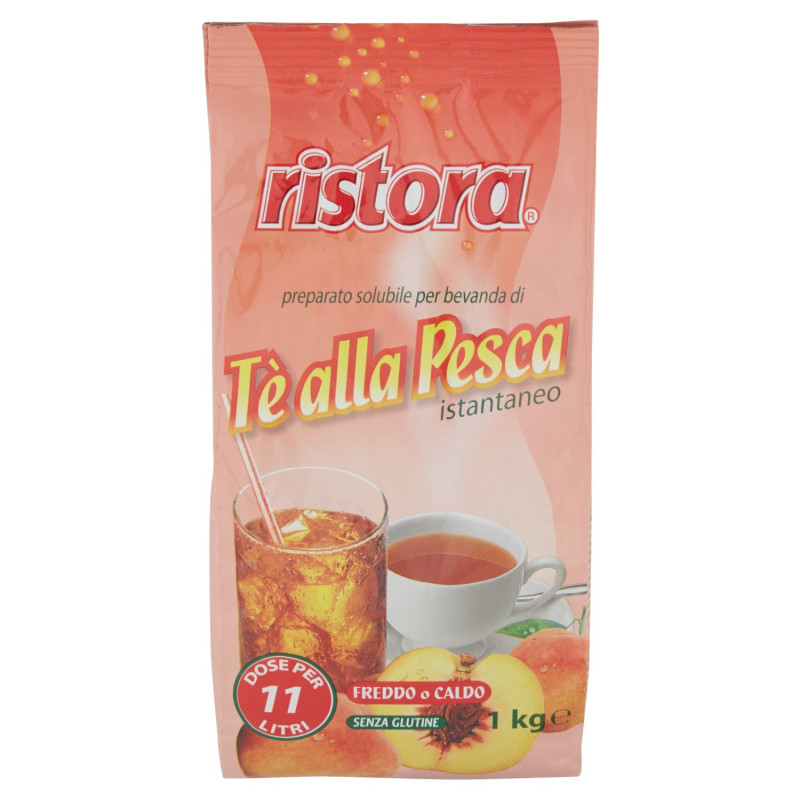 RISTORA PREPARADO SOLUBLE PARA BEBIDA INSTANTÁNEA DE TÉ DE MELOCOTÓN 1 KG