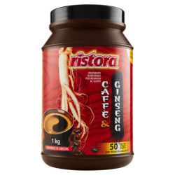 RISTORA MEZCLA INSTANTÁNEA PARA BEBIDA SABOR CAFÉ Y GINSENG 1 KG