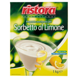 RISTORA PROFESSIONAL PRÉPARATION SUCRÉE POUR SORBET CITRON 1 KG