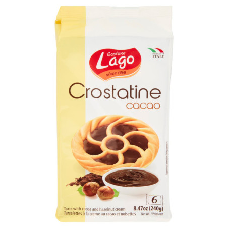 GASTONE LAGO COCOA TARTS 6 X 40 G