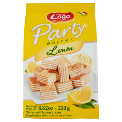 GASTONE LAGO PARTY WAFERS LEMON 250 G