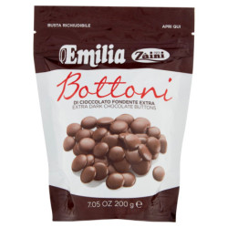 ZÀINI EMILIA BOTTONI DI CIOCCOLATO FONDENTE EXTRA 200 G