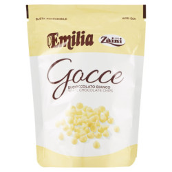 Zàini Emilia Gocce di Cioccolato Bianco 180 g