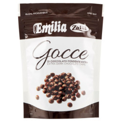 ZÀINI EMILIA EXTRA DARK CHOCOLATE DROPS 200 G