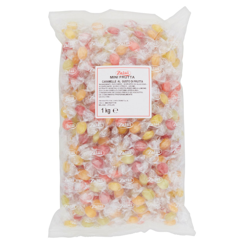 ZÀINI MINI FRUTTA FRUIT FLAVORED CANDIES 1 KG