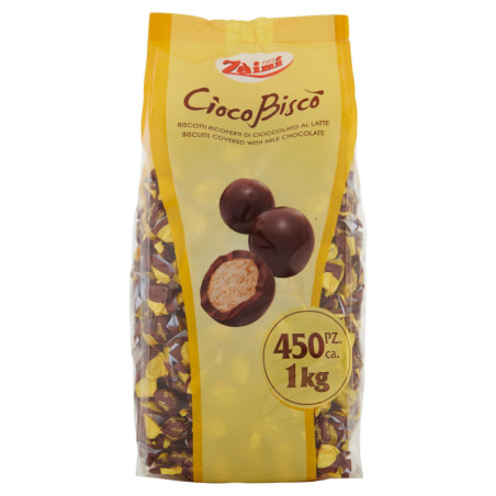 ZÀINI CIOCOBISCÒ BISCUITS COVERED WITH MILK CHOCOLATE 1000 G