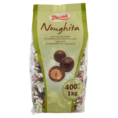 Zàini Noughita Nocciole Ricoperte di Finissimo Cioccolato al Latte 1000 g