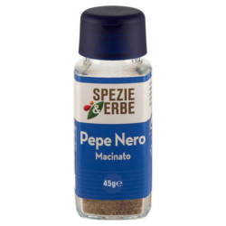 SPEZIE & ERBE PEPE NERO MACINATO 45 G