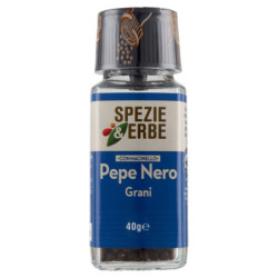 Spezie & Erbe Pepe Nero Grani con Macinello 40 g