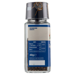 ÉPICES & HERBES GRAINS DE POIVRE NOIR AVEC MOULIN 40 G