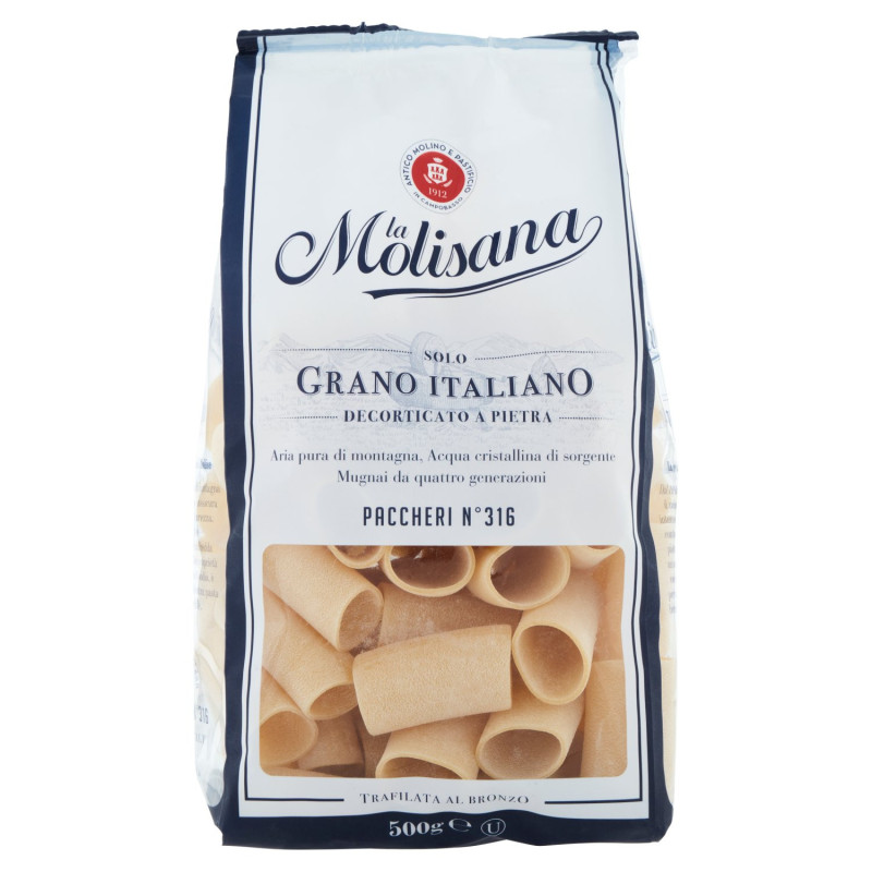 LA MOLISANA PACCHERI DIBUJADO EN BRONCE N°316 500 G