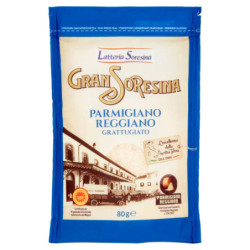 Gran Soresina Parmigiano Reggiano DOP Grattugiato 80 g