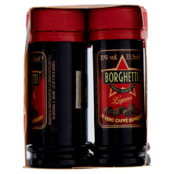 BORGHETTI VRAIE LIQUEUR DE CAFÉ ESPRESSO 6 X 33,5 ML